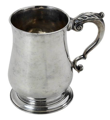 NEW YORK SILVER MUGmid 18th century  3748b4