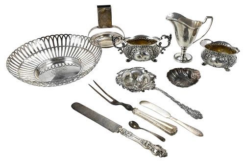 34 PIECES ASSORTED STERLING TABLE 3748d0