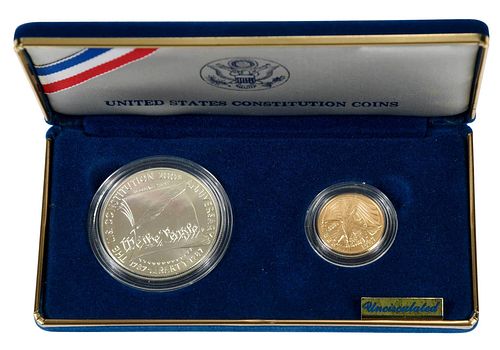 1987 CONSTITUTION COMMEMORATIVE 37490a