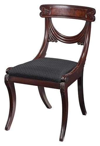 BOSTON CLASSICAL CARVED MAHOGANY 37493d