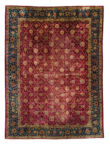 HAND KNOTTED TURKISH CARPETearly 374960
