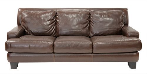 LEATHER UPHOLSTERED SOFALeather 374a7f