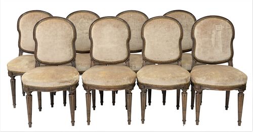 SET OF EIGHT LOUIS XVI STYLE SIDE 374aca