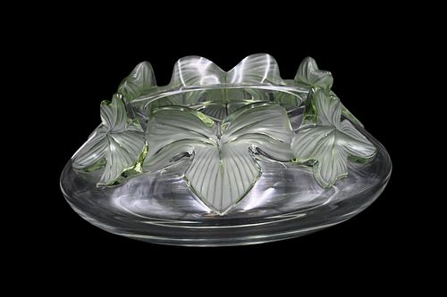 LALIQUE LIERRE IVY LEAF CRYSTAL 374b4d