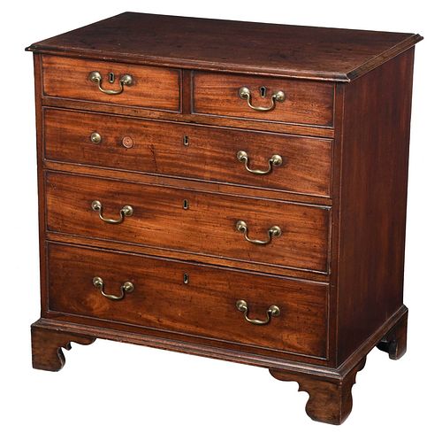 GEORGE III MAHOGANY BACHELOR'S