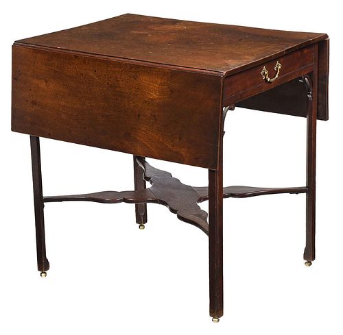 GEORGE III MAHOGANY PEMBROKE TABLEBritish,