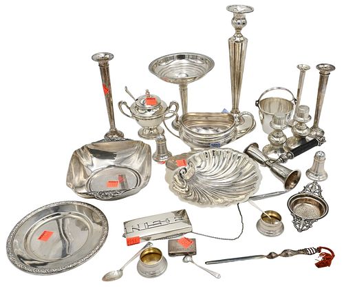 TRAY LOT OF STERLING SILVERTray