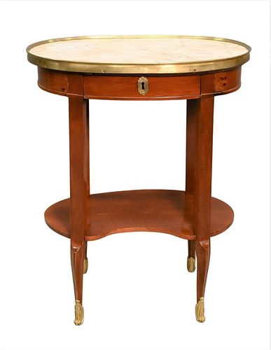 19TH CENTURY FRENCH MARBLE TOP 374bf3