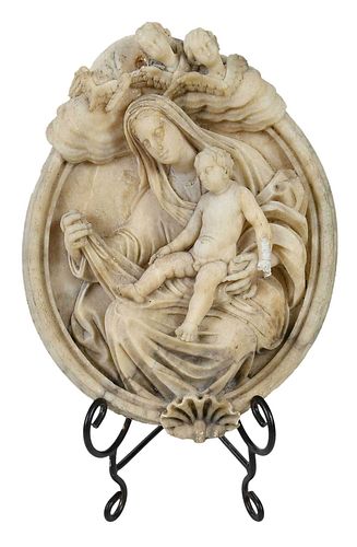 ALABASTER RELIEF FOLLOWER OF ANTONIO 374c2a