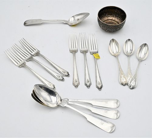 79 PIECE GROUP OF STERLING SILVER 377385