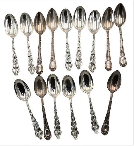15 PIECE LOT TO INCLUDE 9 STERLING 3773b4