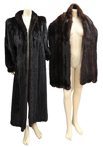 TWO PIECE FUR LOT TO INCLUDE LERNER S 37741d