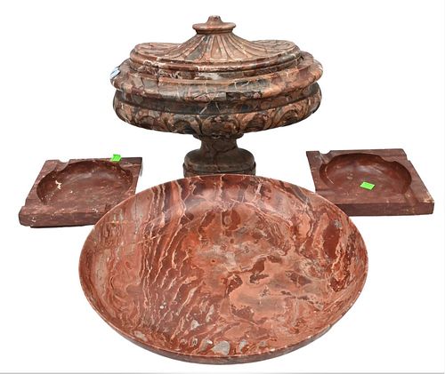 FOUR PIECE ROUGE MARBLE GROUP  37742d