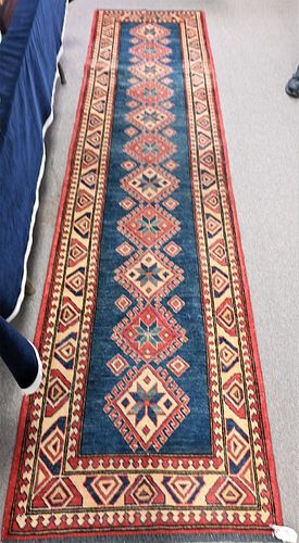 KAZAK STYLE ORIENTAL RUNNER LATE 37744b