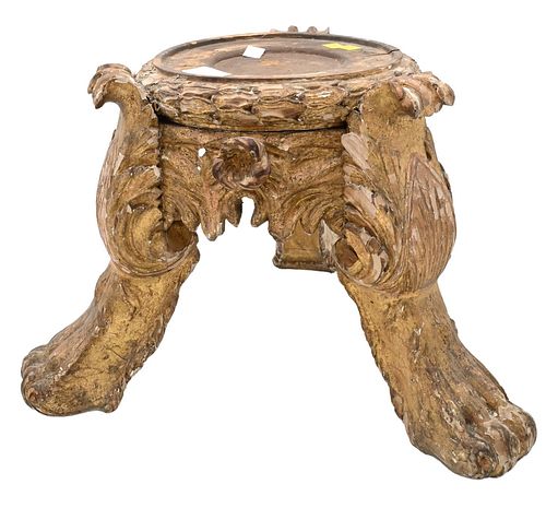 CARVED AND GILT GESSO STAND HAVING 37745f