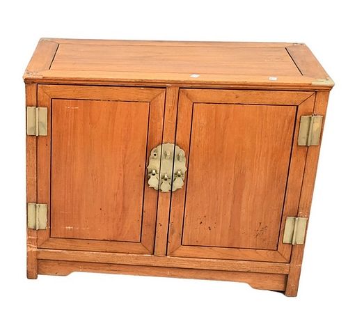 ASIAN CABINET HAVING BRASS MOUNTS 377472