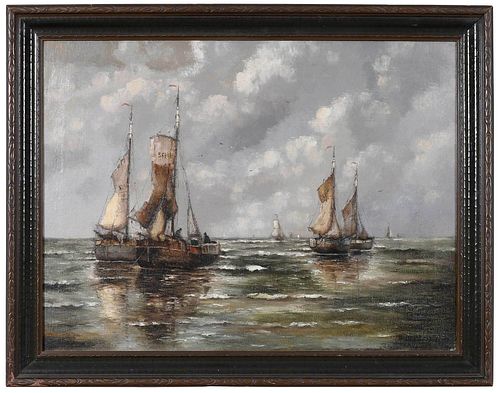 MARITIME SCENE probably Dutch School  37749c