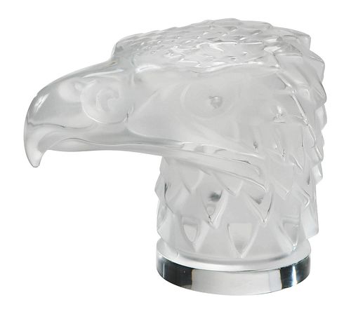 LALIQUE TˆTE D'AIGLE GLASS MASCOTFrench,