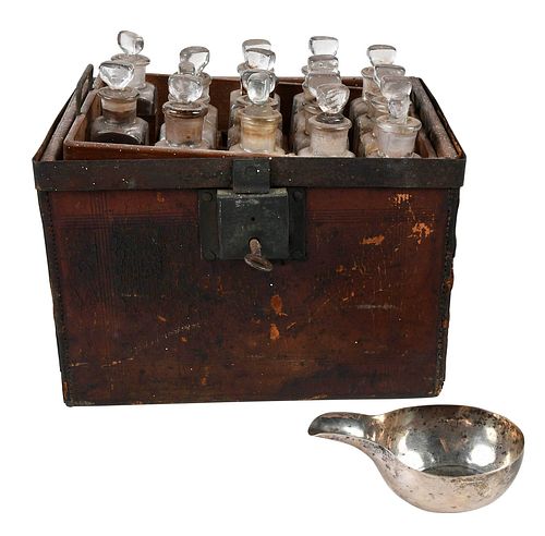 19TH CENTURY MEDICINE BOX WITH