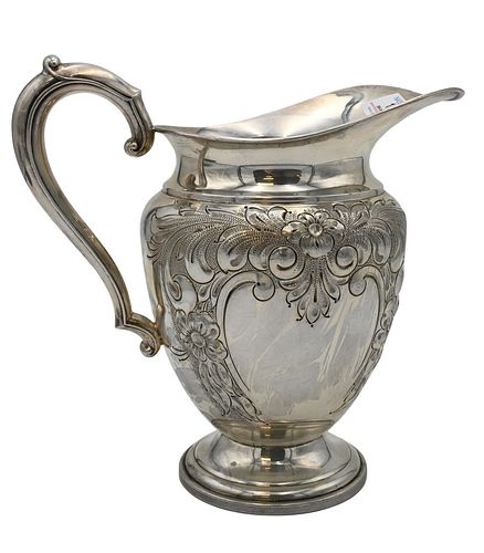 FRANK WHITING STERLING SILVER PITCHER  3775b2