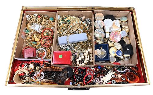 LARGE LOT OF COSTUME JEWELRY.Large