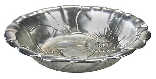 WHITING STERLING FLORAL BOWLAmerican,