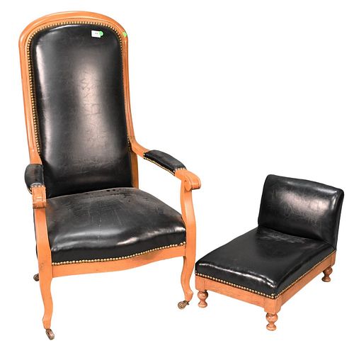 CONTINENTAL CHAIR HAVING MATCHING 3775e6