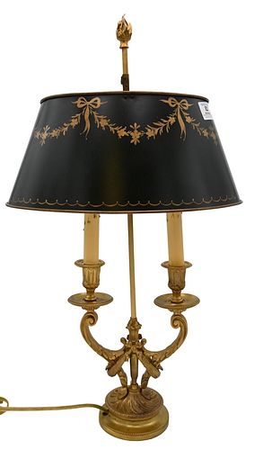 SMALL FRENCH DOUBLE BOULETTE LAMP  37760a