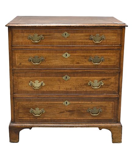 QUEEN ANNE STYLE CHEST, HAVING