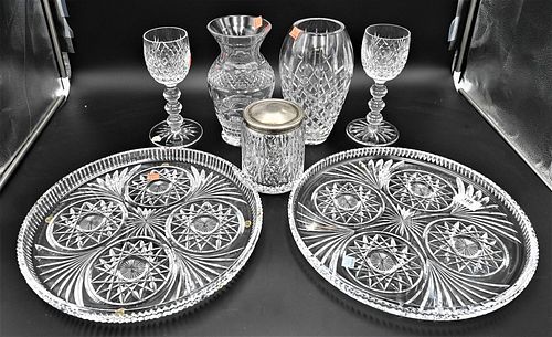EIGHT PIECE WATERFORD CRYSTAL GROUP  37766b