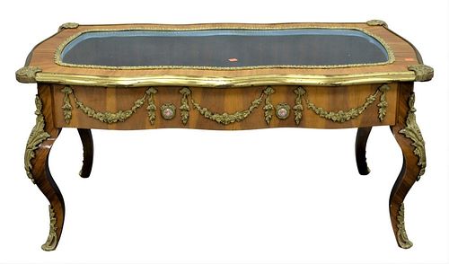 LOUIS XV STYLE VITRINE COFFEE TABLE,