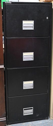 SCHWAB FOUR DRAWER FIREPROOF FILE