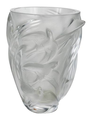LALIQUE MARTINETS FROSTED GLASS 377799