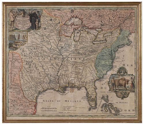HOMANN - MAP OF NORTH AMERICA,