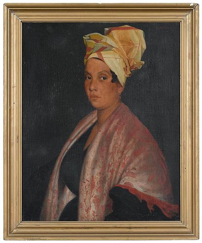RARE EARLY CREOLE PORTRAIT(New