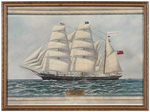 THE SCHOONER GEORGE VIGUS(American