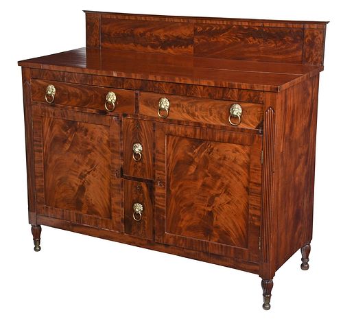 NEW YORK FEDERAL FIGURED MAHOGANY 3777ea