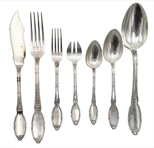 CONTINENTAL SILVER PARTIAL FLATWARE