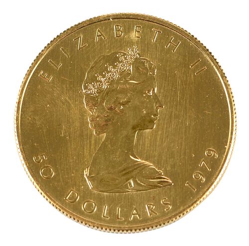 CANADIAN MAPLE LEAF ONE OUNCE GOLD 3778e7