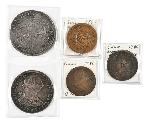 FIVE COINS OF EARLY AMERICA1576 377918