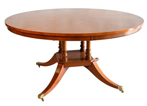 ELMWOOD ROUND SINGLE PEDESTAL DINING