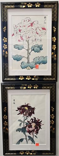 GROUP OF 16 CHINESE FLOWER PRINTS  377962