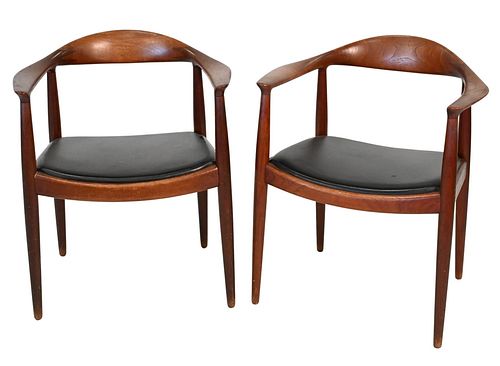 SET OF TWELVE HANS WEGNER CHAIRS  377973