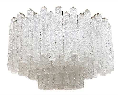 MURANO MID CENTURY MODERN CHANDELIER,