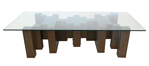 PAUL EVAN STYLE COFFEE TABLE HAVING 3779d1