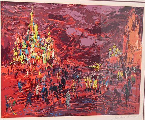 LEROY NEIMAN B 1927 RED SQUARE  377a01