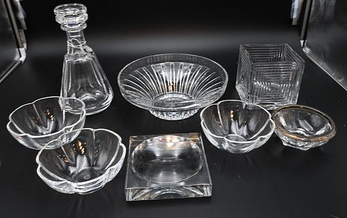 EIGHT PIECE BACCARAT GROUP, TO