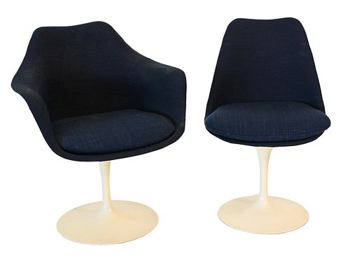 SET OF EIGHT KNOLL SAARINEN UPHOLSTERED 377af2