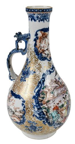 CHINESE EXPORT PORCELAIN BOTTLE 377b4a