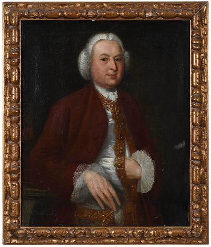 BRITISH SCHOOL PORTRAIT 18th century Gentleman 377b97